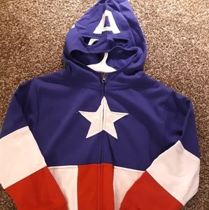 Marvel Captain America w/ unique mask hoodie
